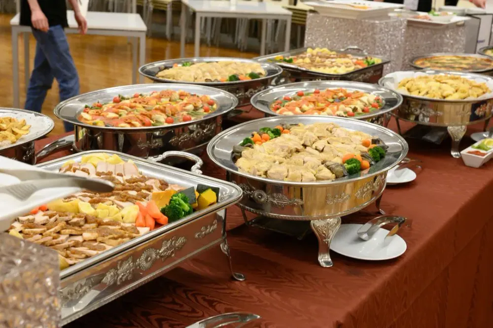 豪華な懇親会フード!